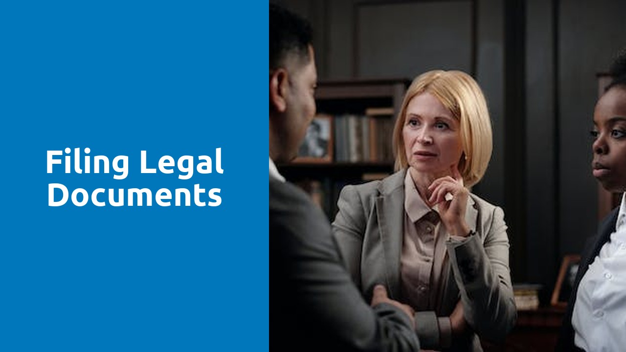 Filing legal documents